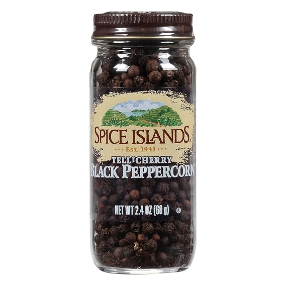 Spice Islands Tellicherry Black Peppercorn, 2.4 Ounce