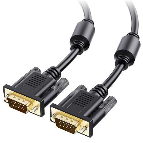 Cable Matters VGA Cable with Ferrites, VGA Cord, 6ft