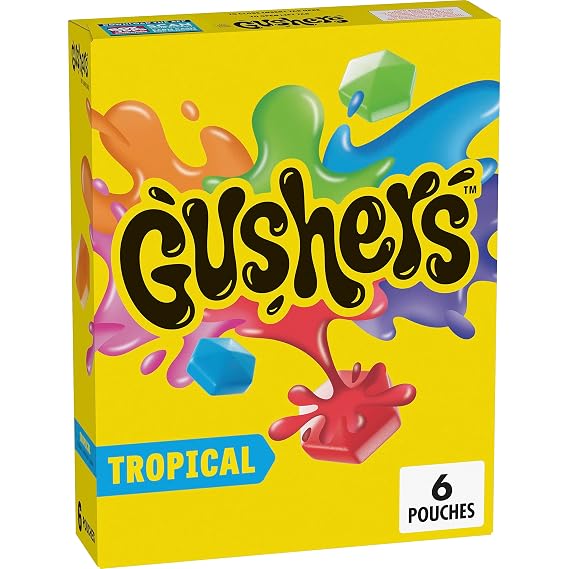 Gushers Tropical Fruit Snacks, 6 ct, 4.8 oz