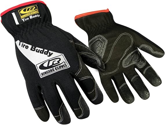 Ansell RINGERS R-103 Mechanical Protection Gloves - Small, Black (Pack of 1)