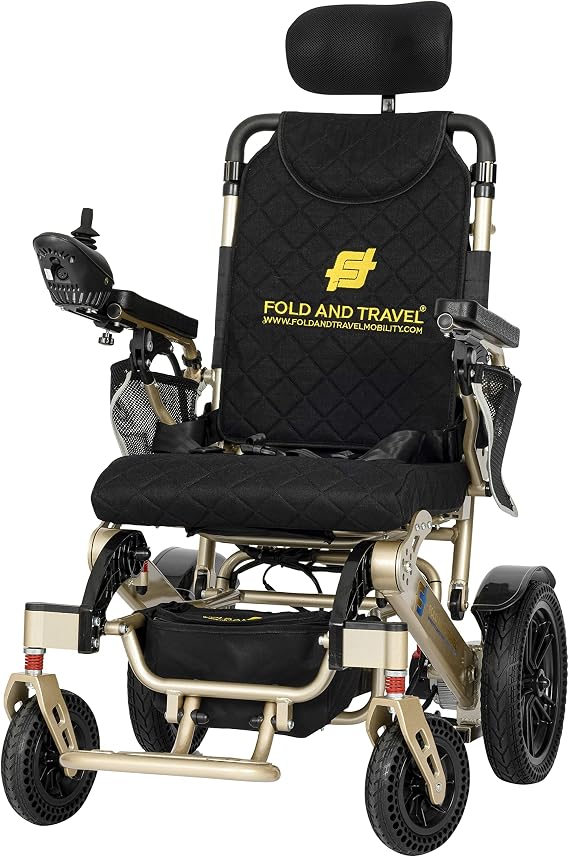 Premium Lightweight Auto Reclining Electric Wheelchair Automatic Reclining Powered Wheel Chair