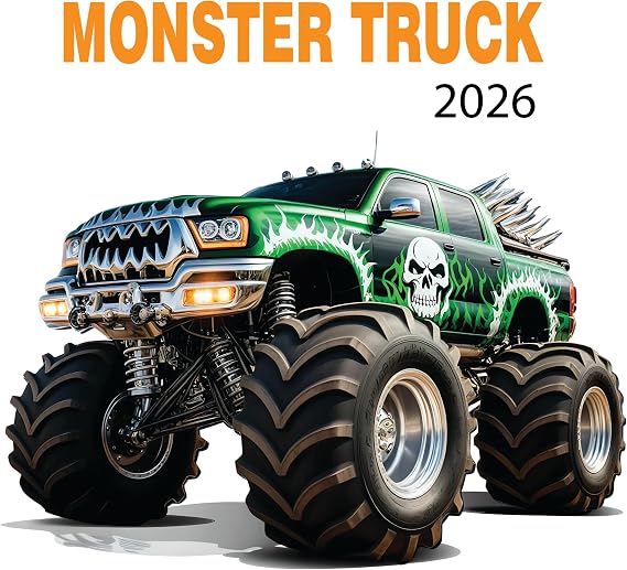Monster 2026 Wall Calendar