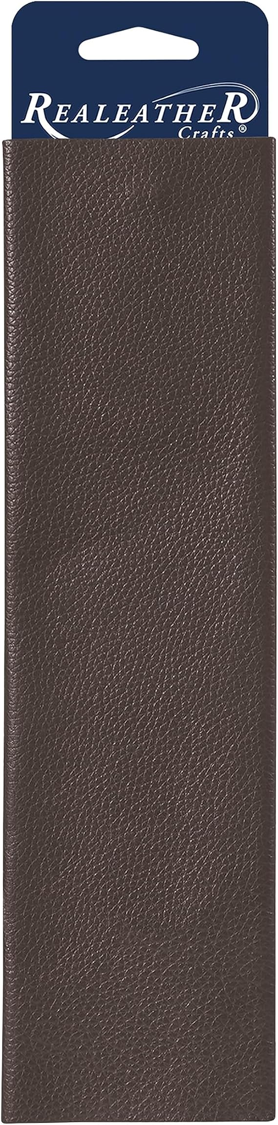 Realeather C0811-03 Cowhide Leather Sheet for Crafting, 3-4oz, Chocolate, 1-Piece