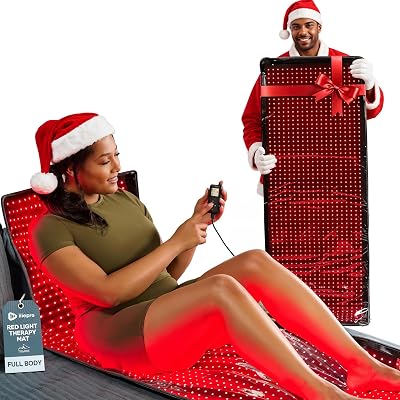 Lifepro Red Light Therapy for Body Wrap – 660nm & 850nm Near Infrared and Red Light Therapy Mat for Body – Adjustable, Portable & Full-Body Relaxation for Daily Wellness