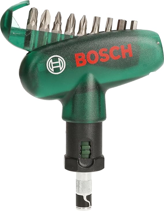 Bosch Professional Accessories Diy Circirli Tornavida Ve 9 Vidalama Ucu, Gri