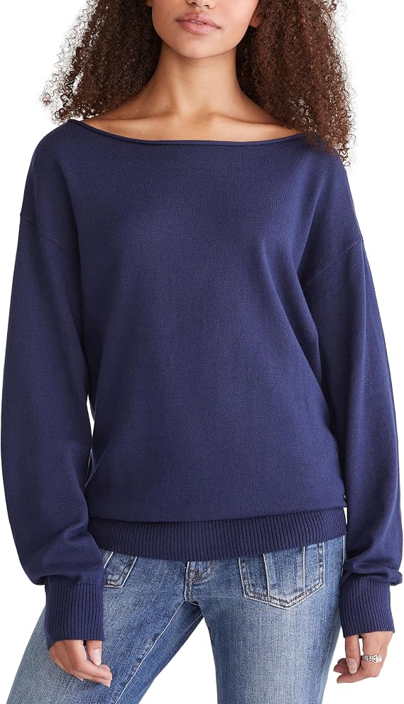 Aeropostale Women's Off The Shoulder Sweater