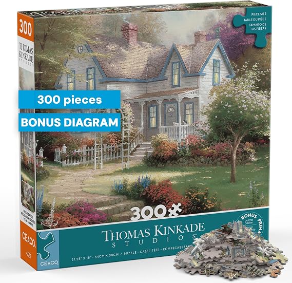 Ceaco - Thomas Kinkade Home is Where the Heart is - 300 Large Piece Puzzle