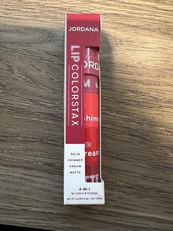 Jordana Lip ColorStax Balm Shimmer Cream Matte #03 Red