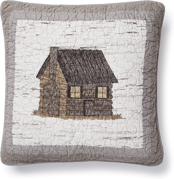 Donna Sharp Birch Forest Cotton Throw Pillow, 18" x 18" Square