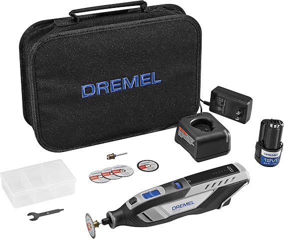 Dremel 8250 Cordless Brushless Rotary Tool Kit with Variable Speed + 110-Piece Rotary Tool Accessory Kit