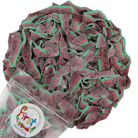 Variety Color Sour Gummy Belts (Watermelon, 2 LB)