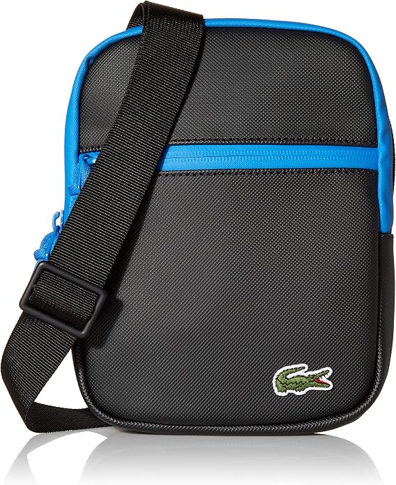 Lacoste Mens PVC Flat Crossover Bag