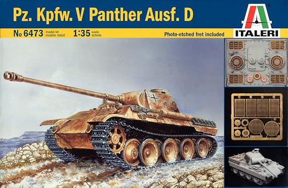 Italeri 6473 1:35 PzKpfw V Panther Ausf D Tank