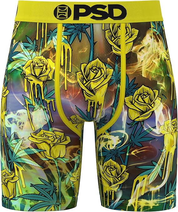 PSD Men's Drippin Smoke Pop Boxer Briefs, Multi, XL