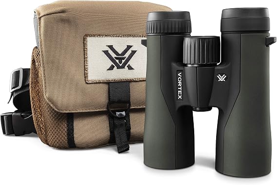 Vortex Optics Crossfire HD 8x42 Binoculars - HD Optical System, Tripod Adaptable, Rubber Armor, Waterproof, Fogproof, Shockproof, Included GlassPak - Unlimited, Unconditional